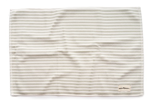 베이리프 Business and Pleasure Co. The Bath Mat - Lauren&#039;s Sage Stripe
